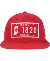 Men's adidas Crimson Indiana Hoosiers Established Snapback Hat