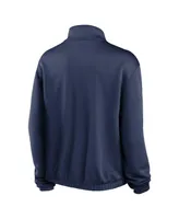 Women's Nike Navy Houston Astros Rewind Splice Half-Zip Sweatshirt
