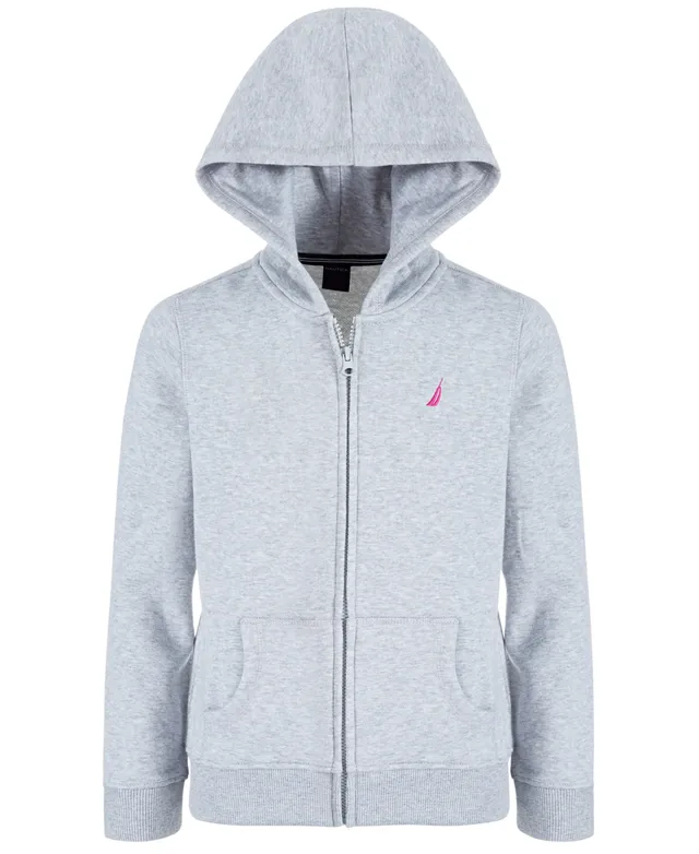 Nautica Big Girls Zip-Up Fleece Hoodie