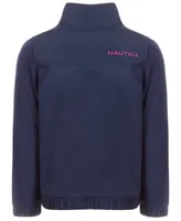 Nautica Little Girls Zip-Up Polar Fleece Hoodie