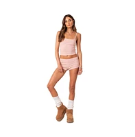 Women's Ella Waffle Micro Shorts