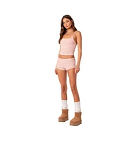Women's Ella Waffle Micro Shorts