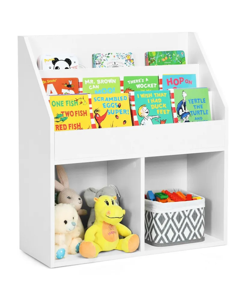 Kids Toy Storage Organizer Children Small Bookcase and Bookshelf