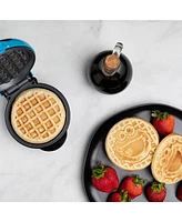 Uncanny Brands Cookie Monster Mini Waffle Maker - Sesame Street Kitchen Appliance