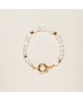 Joey Baby 18K Gold Plated Freshwater Pearl with Star and Pearl Twinkie