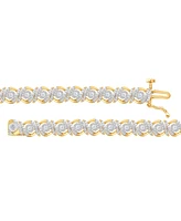 Diamond Swirl Tennis Bracelet (1/2 ct. t.w.)