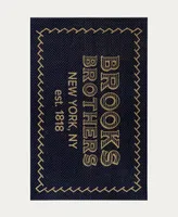 Brooks Brothers Bb Logo Turkish Cotton Beach Towel, 40" x 71"