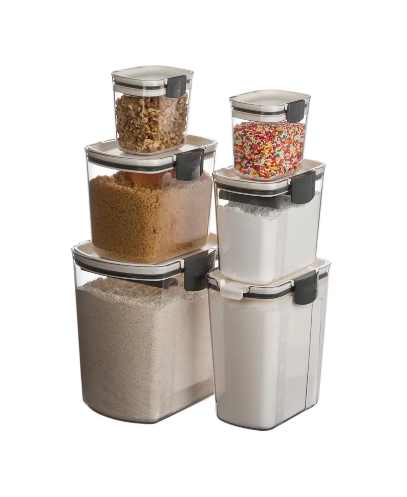 Prepworks ProKeeper 6 Piece Airtight Food Pantry Storage Container Set