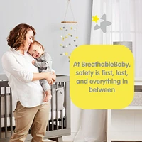 BreathableBaby Breathable Mesh Liner for Full-Size Cribs