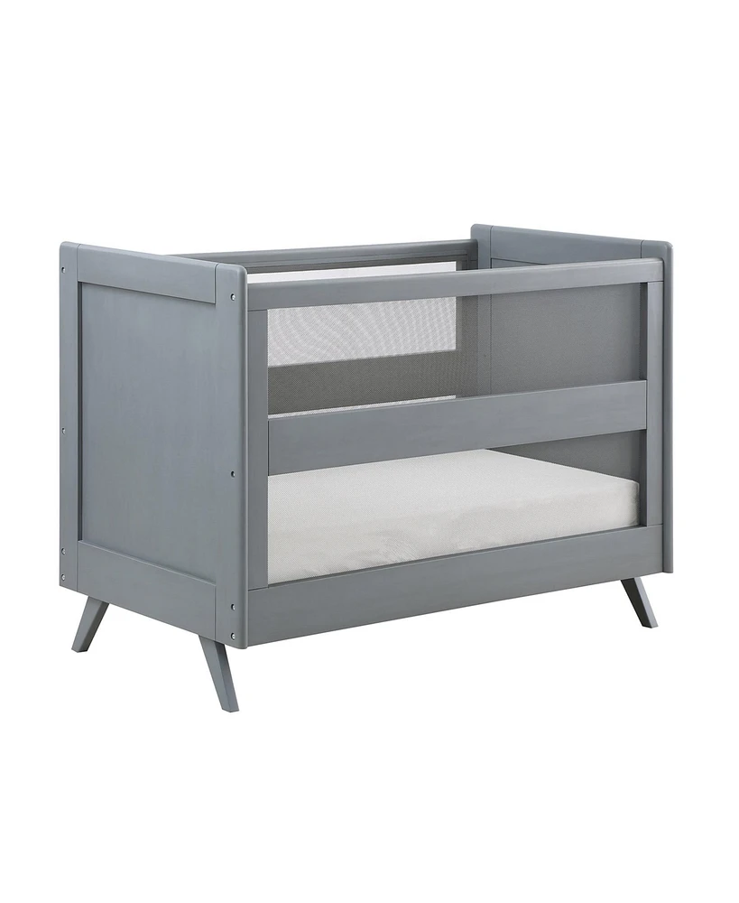 BreathableBaby Breathable Mesh 3-in-1 Convertible Crib - Greenguard Gold Certified