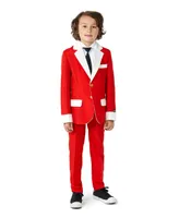 Suitmeister Big Boys Santa Button Closure Suit Set