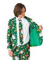 Suitmeister Big Boys Santa Elves Button Closure Suit Set