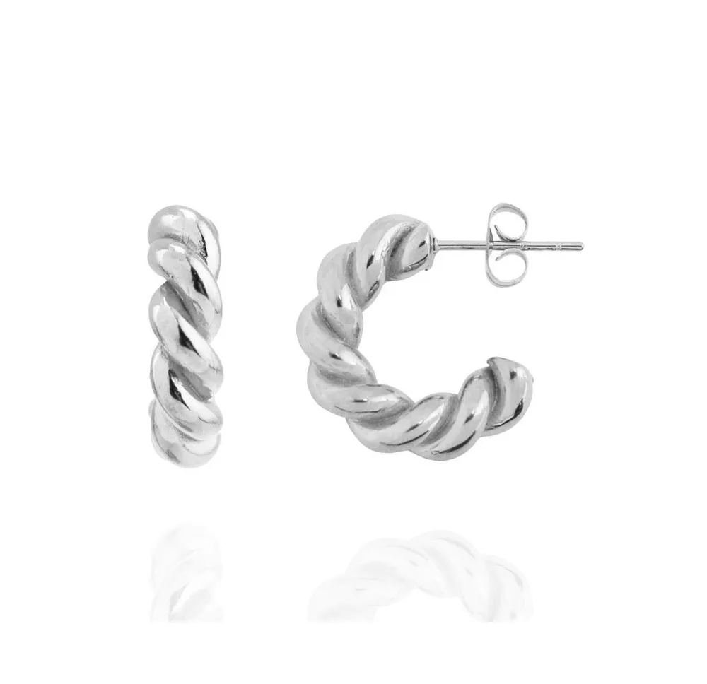 Ellis Twist Hoop Earrings