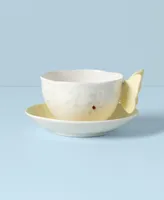 Lenox Butterfly Meadow Porcelain Cup and Saucer Set