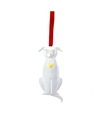 Nambe Puppy Ornament