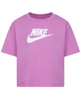 Nike Little Girls Short Sleeve Logo Boxy Tee