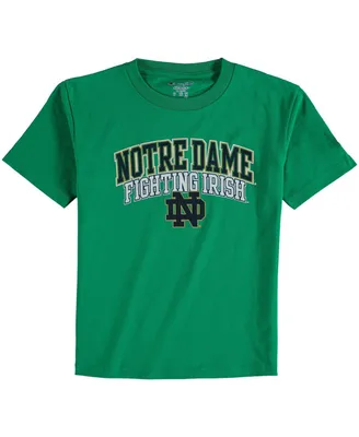 Big Boys Champion Kelly Green Notre Dame Fighting Irish Jersey T-shirt