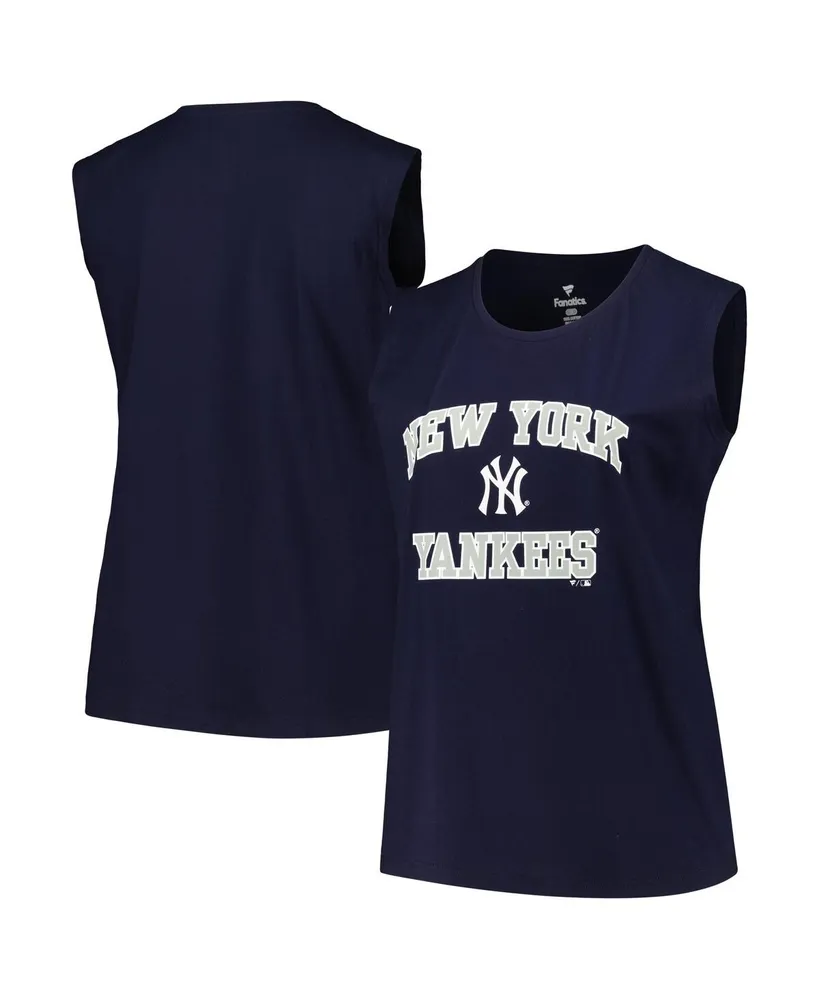 Women's Profile Navy Atlanta Braves Plus Size Tank Top