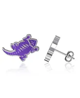 Women's Dayna Designs Tcu Horned Frogs Enamel Post Earrings