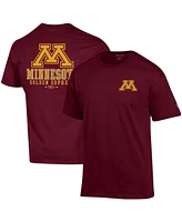 Men's Champion Maroon Minnesota Golden Gophers Stack 2-Hit T-shirt