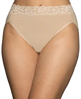 Vanity Fair Women's Flattering Lace Hi-Cut Panty Underwear 13280, extended sizes available