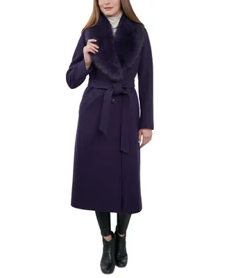 Michael Michael Kors Women's Wool Blend Belted Coat
