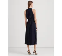 Lauren Ralph Women's Georgette Halter Cocktail Dress