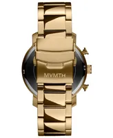 Mvmt Men's Chronograph Gold-tone Stainless Steel Bracelet Watch 45mm