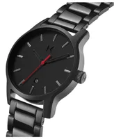 Mvmt Men's Classic Ii Black Stainless Steel Bracelet Watch 44mm