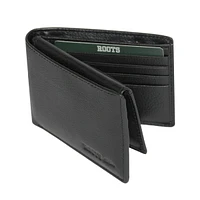 Roots Men's Men Leather Slimfold Wallet with Removable Id