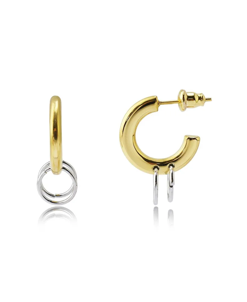 Kurk Two Tone Earrings