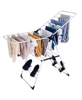 Costway Laundry Clothes Storage Drying Rack Portable Folding Dryer Hanger Heavy Duty