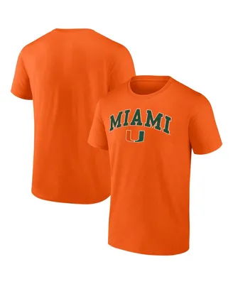 Men's Fanatics Orange Miami Hurricanes Campus T-shirt