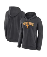 Women's Fanatics Heather Charcoal Tennessee Volunteers Evergreen Campus Pullover Hoodie