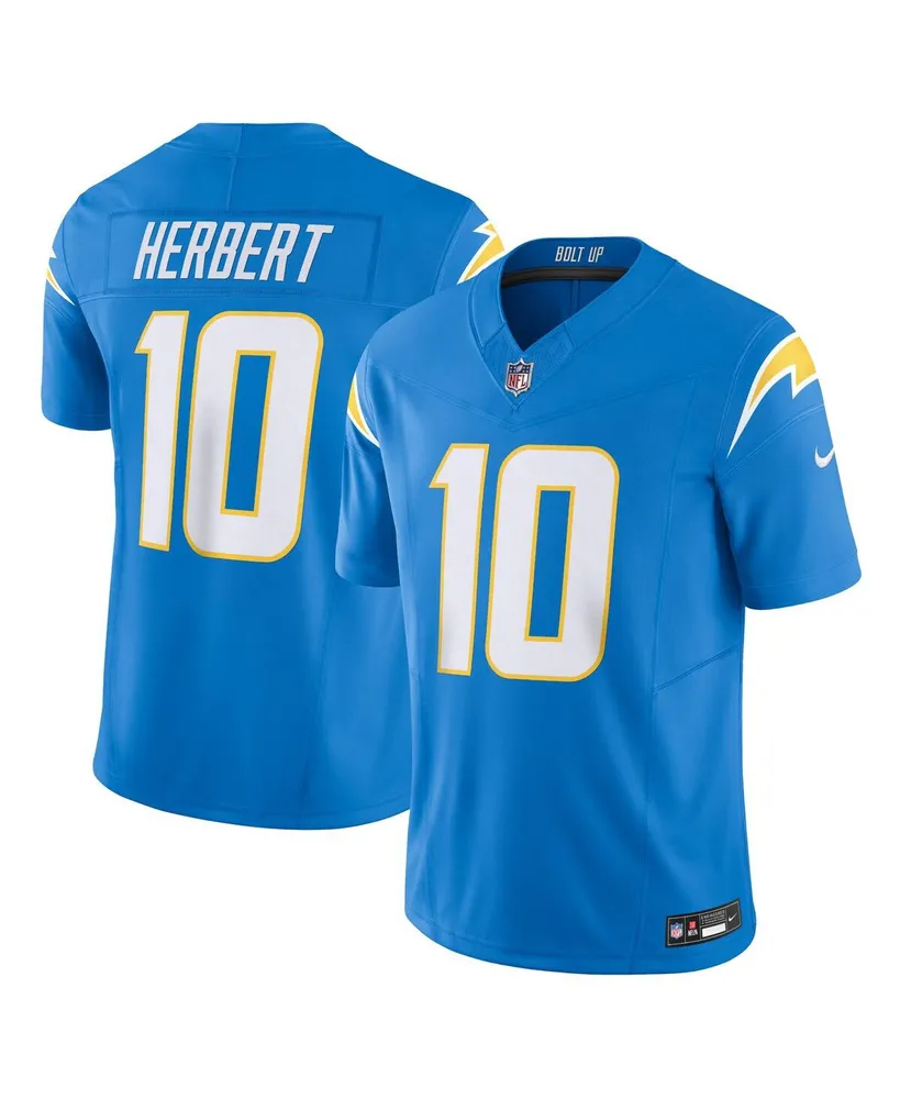 Men's Nike Justin Herbert Powder Blue Los Angeles Chargers Vapor F.u.s.e. Limited Jersey