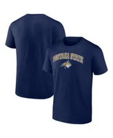 Men's Fanatics Navy Montana State Bobcats Campus T-shirt