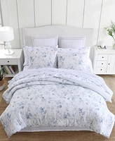 Laura Ashley Belinda Cotton Reversible Piece Comforter Set