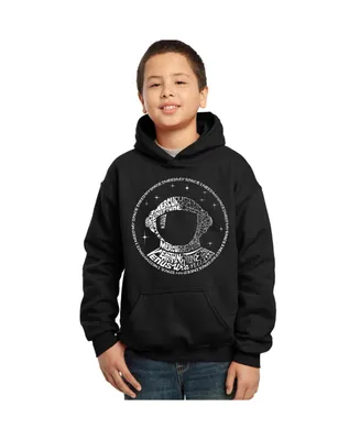 Big Boy's Word Art Hooded Sweatshirt - I Need My Space Astronaut