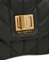 Karl Lagerfeld Paris Lafayette Small Leather Satchel