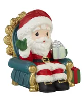 Precious Moments Santa's Here Bringing Cheer Annual Santa Bisque Porcelain Figurine