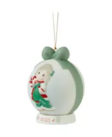 Precious Moments Sweet Christmas Wishes 2023 Dated Ball Bisque Porcelain Ornament