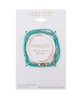 Unwritten Turquoise and White Beads Wrap Bracelet or Necklace