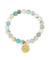 Unwritten Multi Stone Evil Eye Bracelet