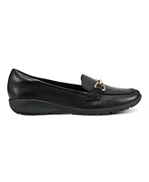 Easy Spirit Women's Eflex Amalie Square Toe Casual Slip-On Flat Loafers