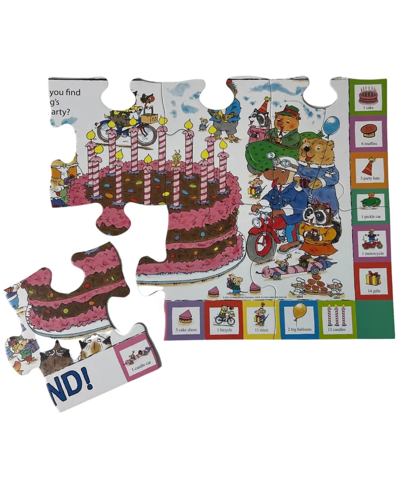 Briarpatch Richard Scarry's Busytown Seek and Find Giant Floor Puzzle, 28 Pieces
