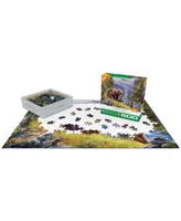 Eurographics Incorporated Jan Patrik Grizzly Cubs Large Pieces Family Puzzle, 500 Pieces