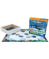 Eurographics Incorporated Smart Kids Collection Sharks Jigsaw Puzzle, 100 Pieces