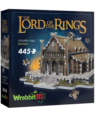 Wrebbit the Lord of the Rings Golden Hall Edoras 3D Puzzle, 445 Pieces