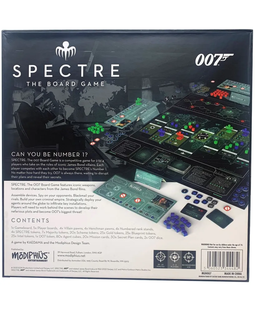 Modiphius Entertainment Spectre the 007 Board Game