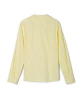 French Toast Big Girls Long Sleeve Modern Peter Pan Collar Blouse